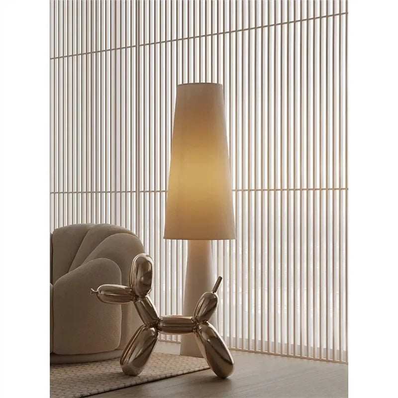 Nordicfloor Light Cream Style Fabric Led Floor Lamp For Living Room Sofa Corner Home Decor Bedroom Bedside Lamp